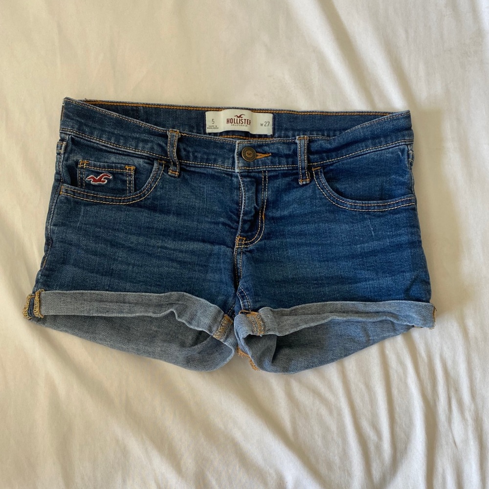 hollister denim shorts